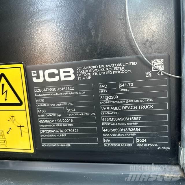 JCB 541-70 Телескопические погрузчики