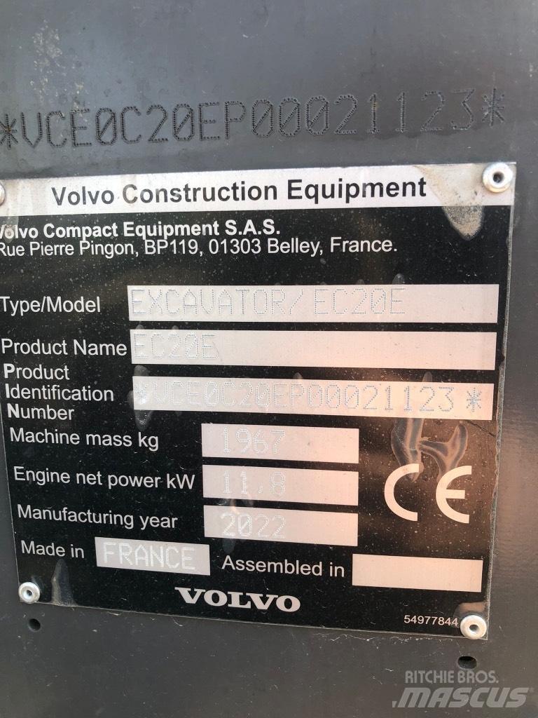 Volvo EC 20 E Мини-экскаваторы