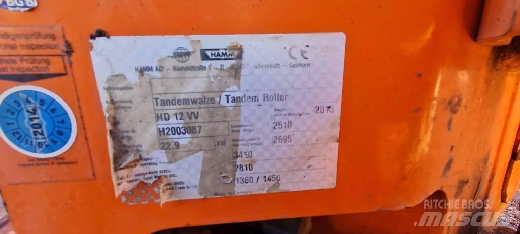 Hamm HD 12 VV Катки тротуарные