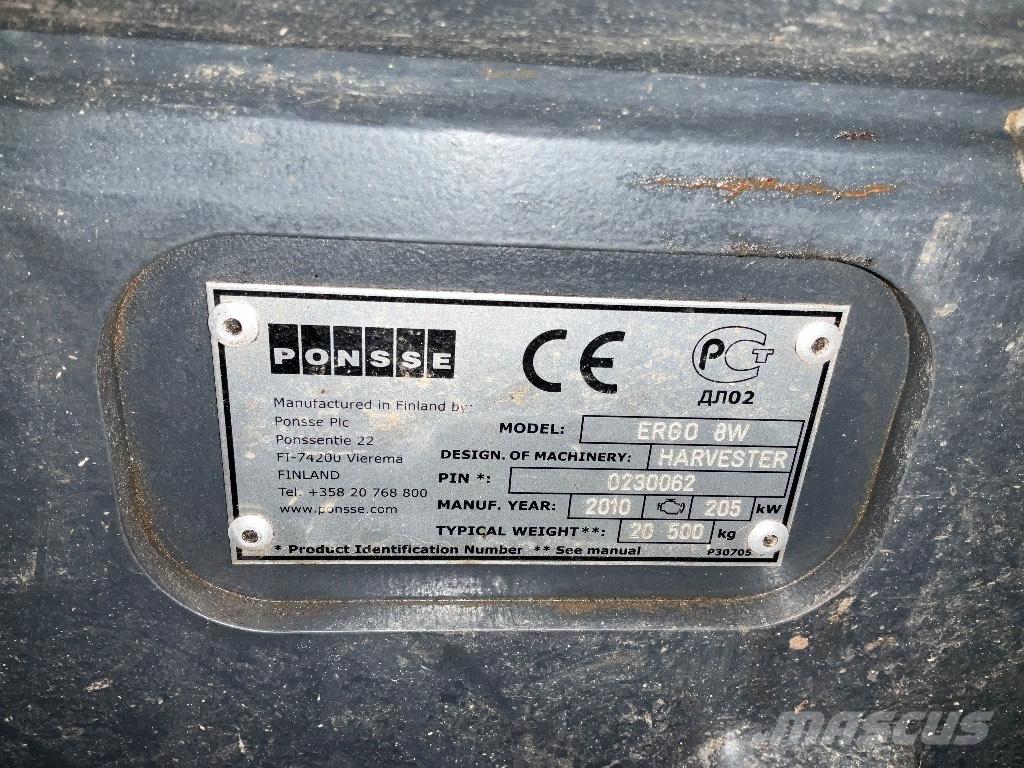 Ponsse ERGO 8W Харвестеры