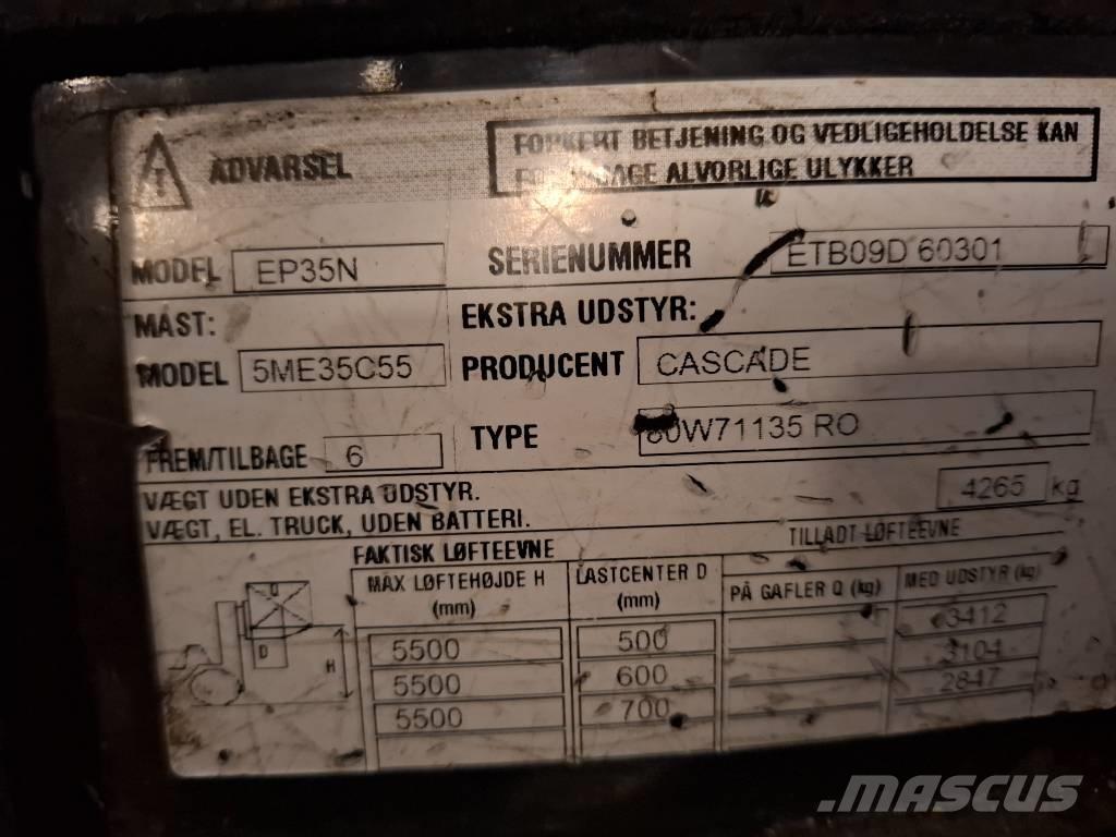 CAT EP35N Электропогрузчики