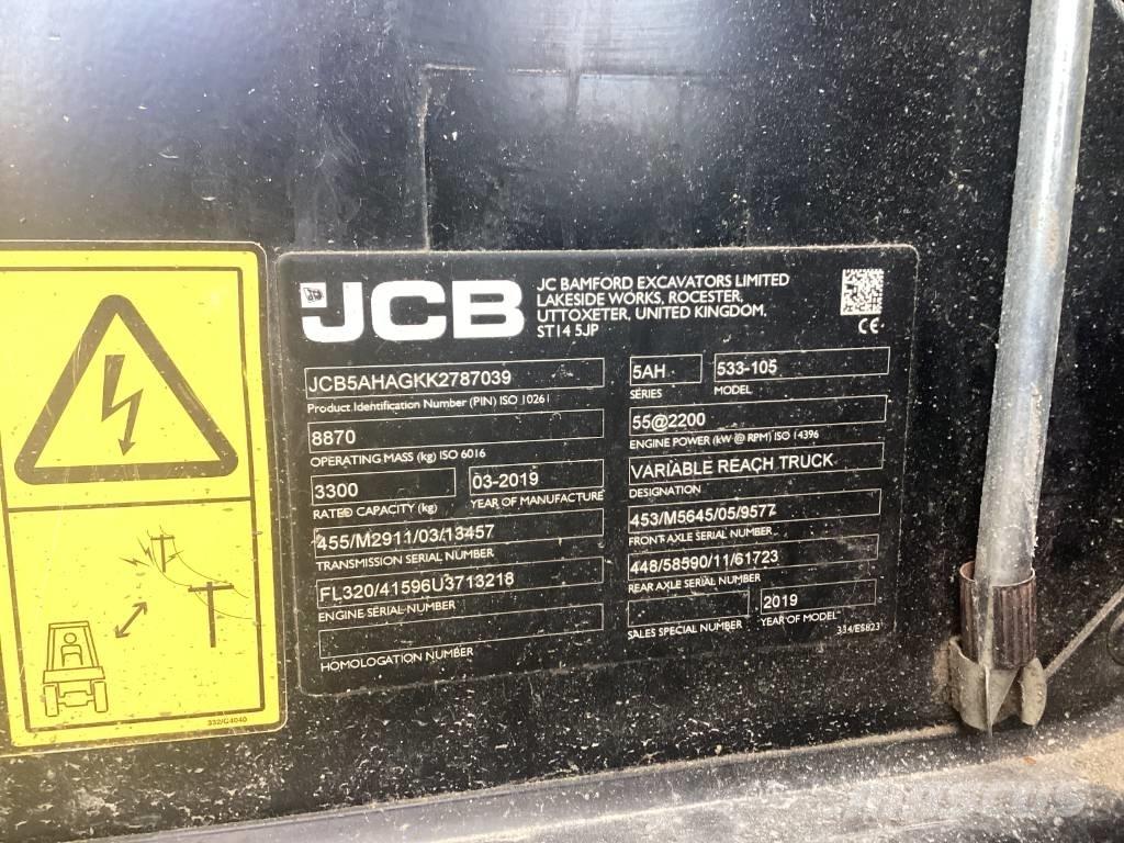 JCB 533-105 Телескопические погрузчики