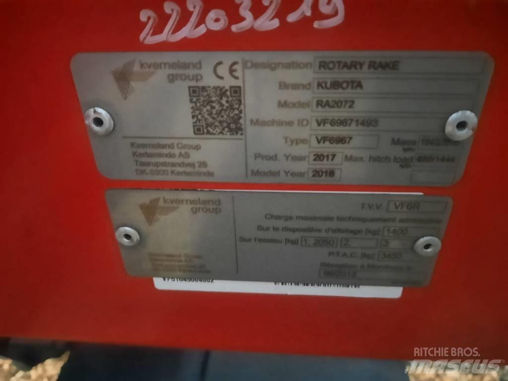 Kubota RA2072 Грабли-ворошилки