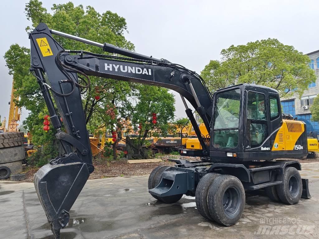 Hyundai 150w Колёсные экскаваторы