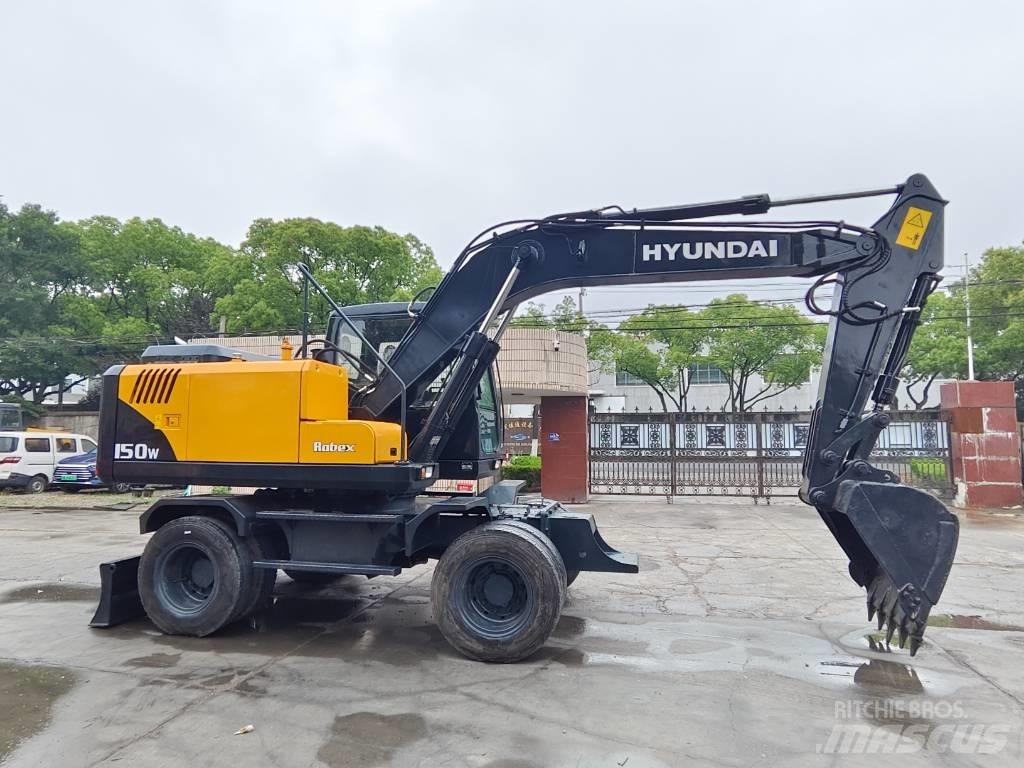 Hyundai 150w Колёсные экскаваторы
