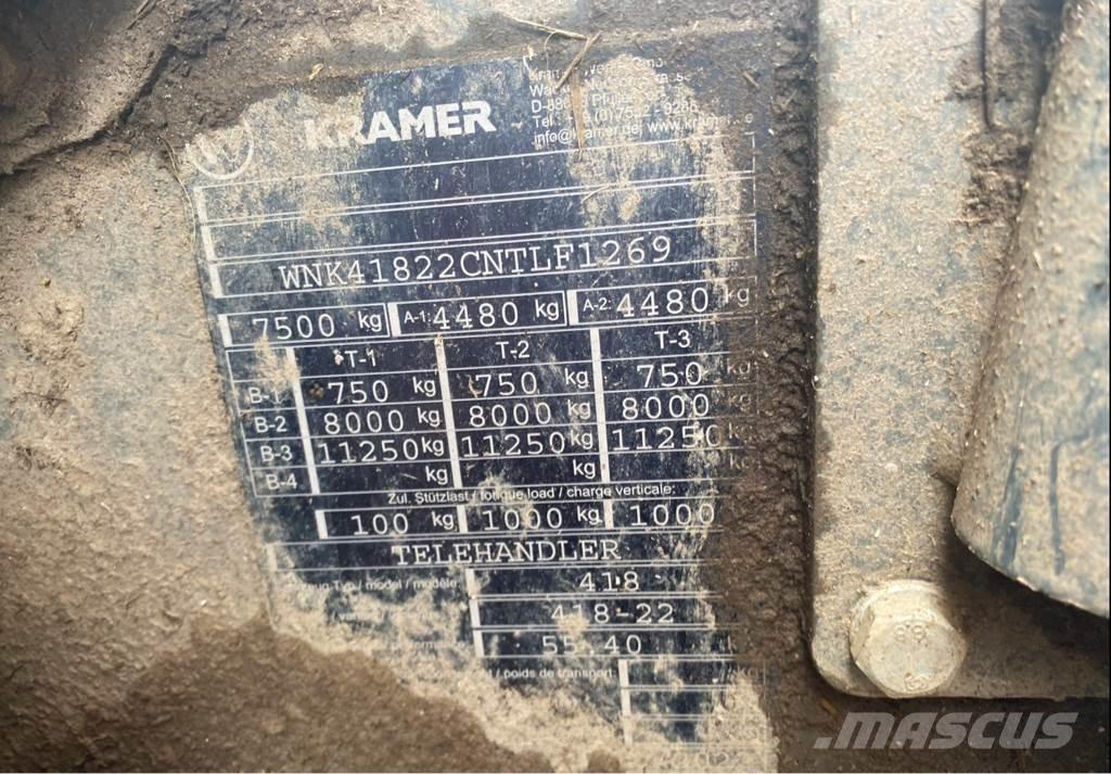 Kramer KT 276 Сельскохозяйственные телескопические погрузчики