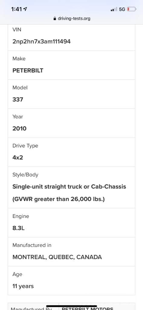Peterbilt 337 Седельные тягачи