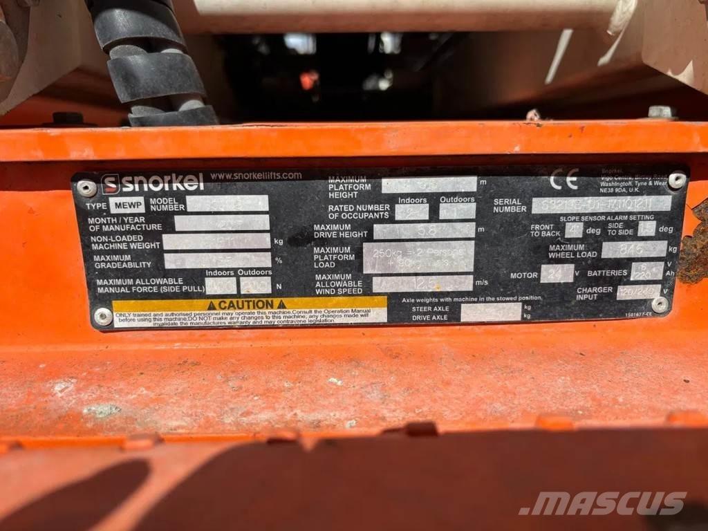 Snorkel S3219E Ножничные подъемники