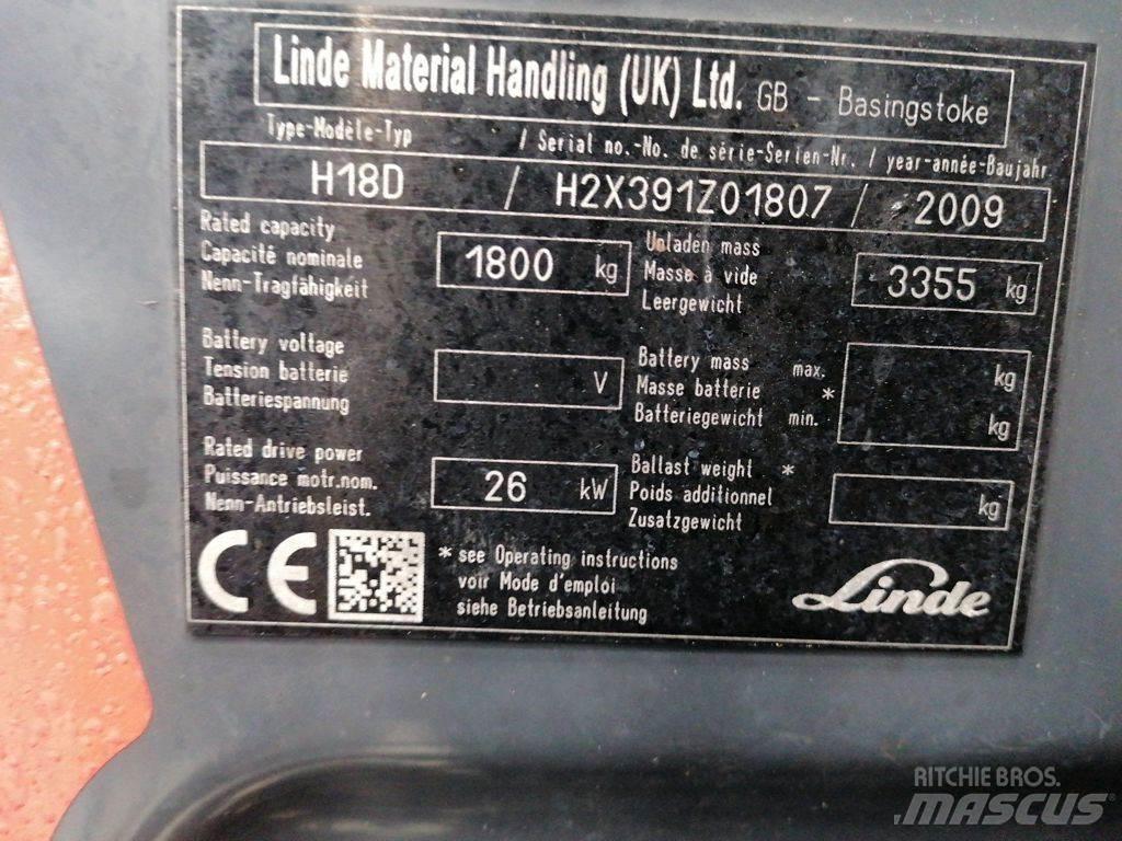 Linde H18D Дизельные погрузчики