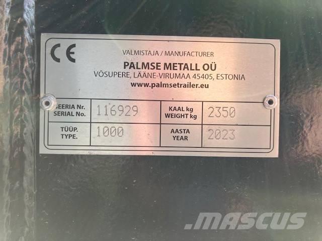 Palmse Trailer D1000 Тракторные самосвальные прицепы