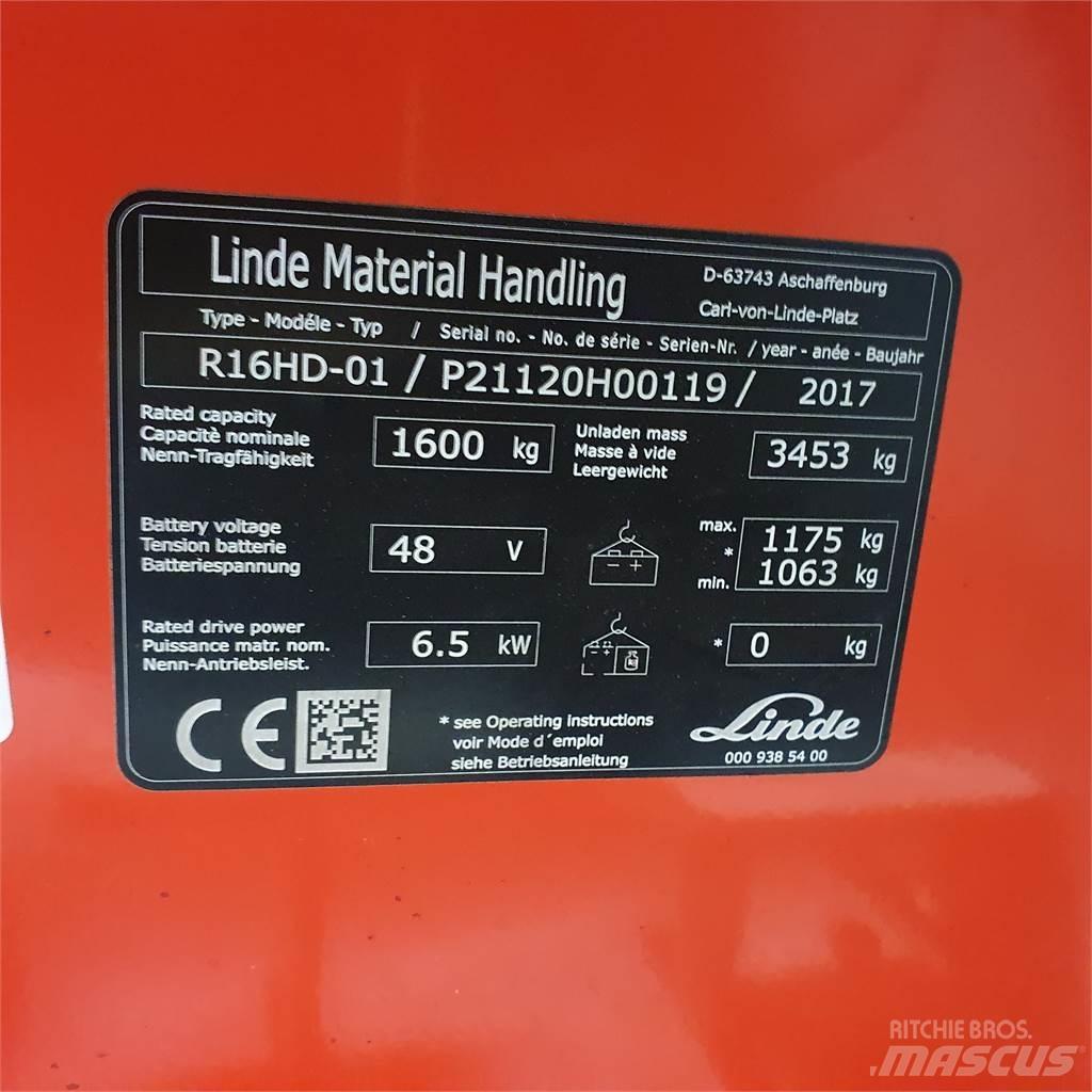 Linde R16HD Ричтраки