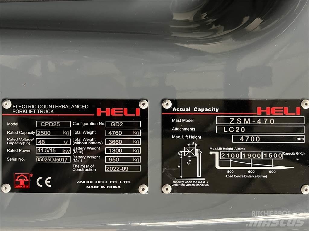 Heli CPD25 GD2 / NEU Электропогрузчики