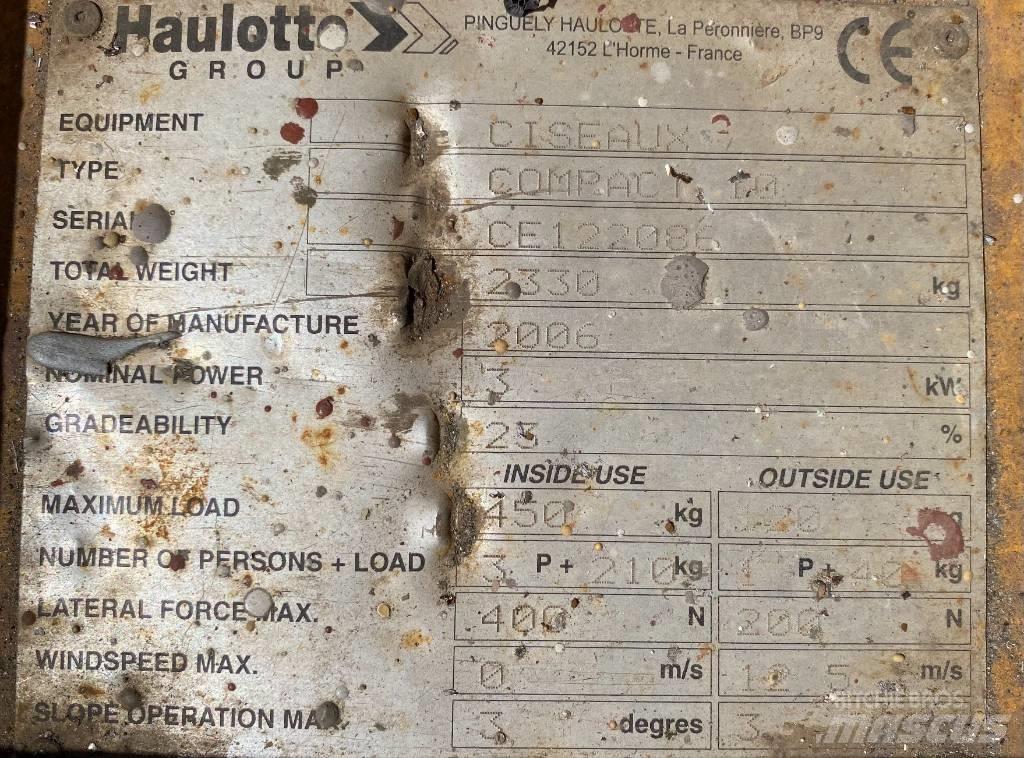 Haulotte Compact 10 Ножничные подъемники