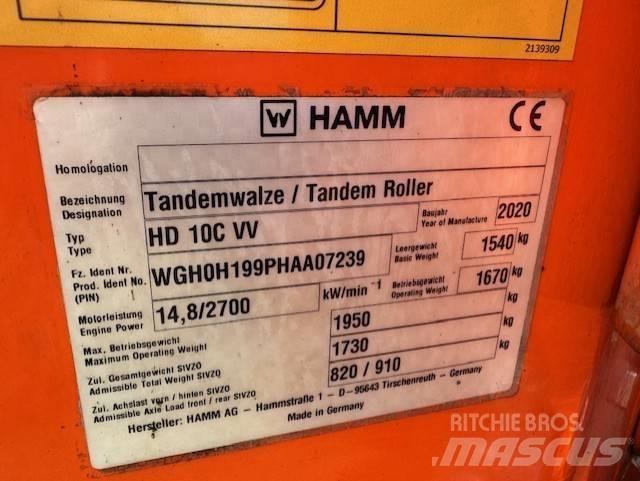 Hamm HD 10 C Катки тротуарные