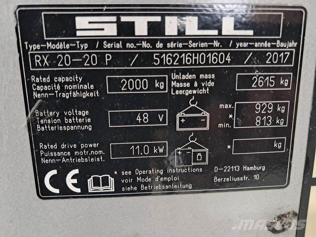 Still RX 20-20 P Электропогрузчики
