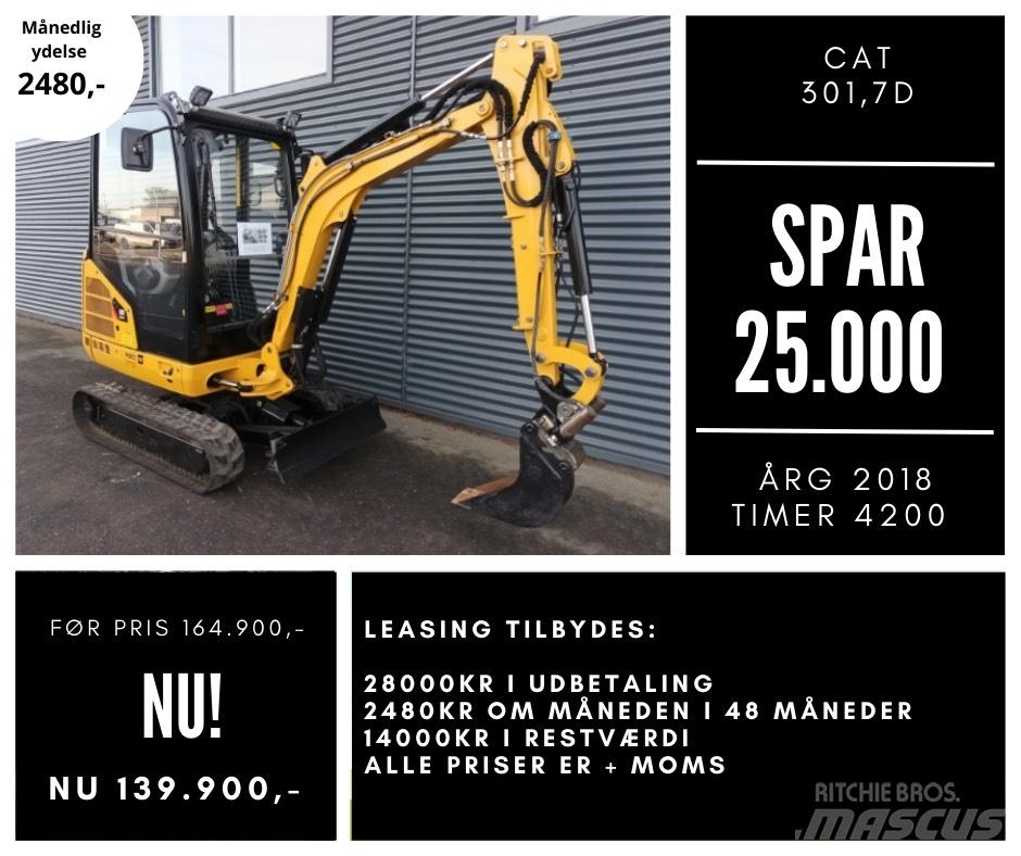 CAT 301,7d Мини-экскаваторы