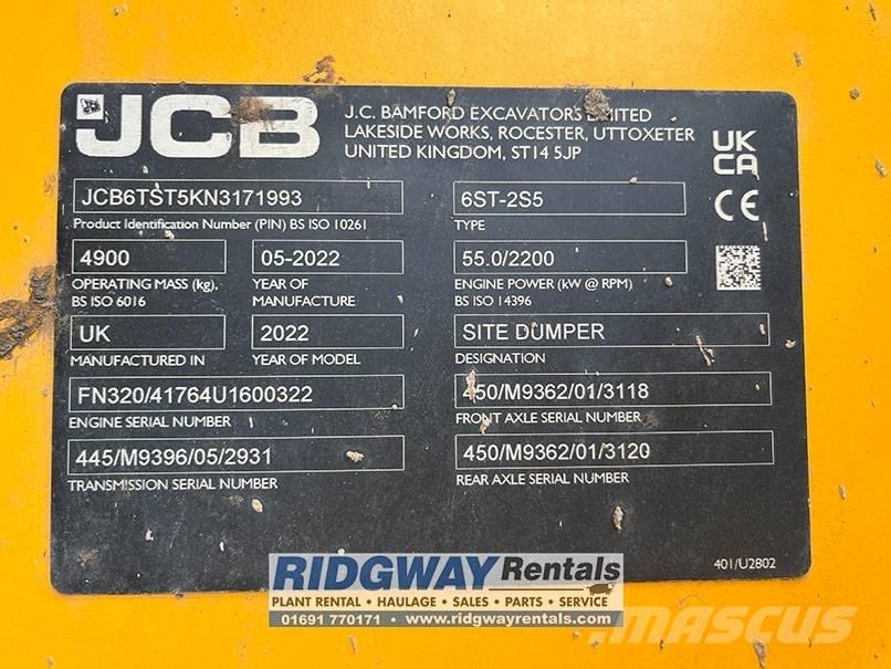 JCB 6 ST Мини-самосвалы