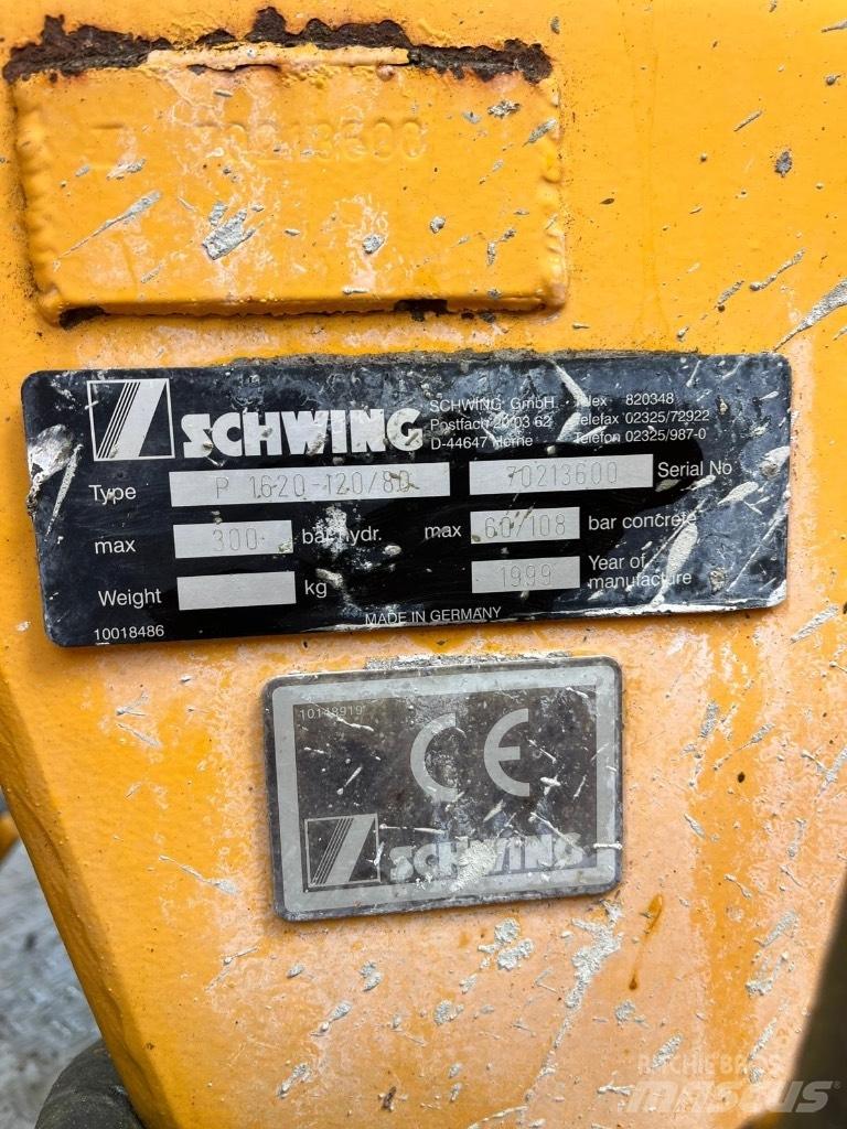 Schwing P1620-120/80 Бетононасосы