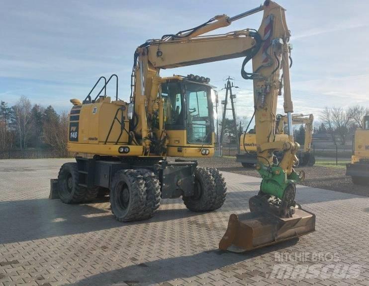 Komatsu PW 148-10 Колёсные экскаваторы