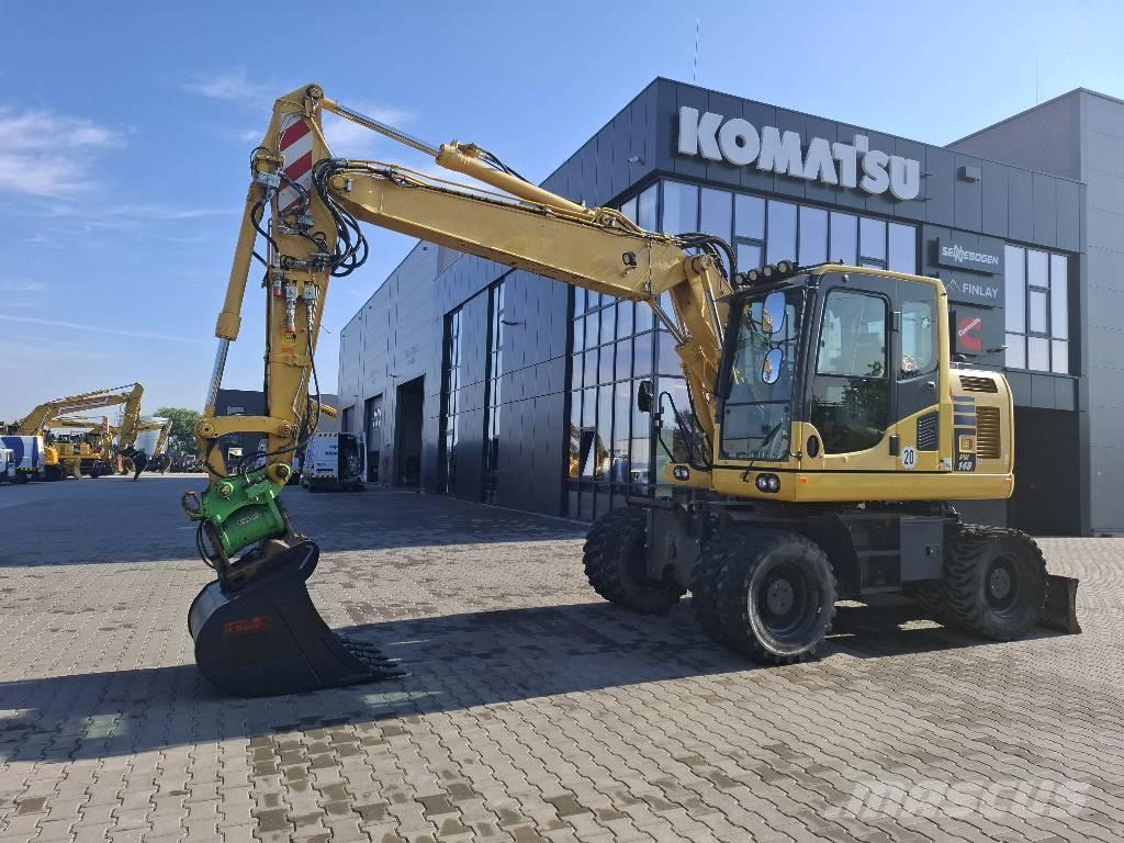 Komatsu PW 148-10 Колёсные экскаваторы