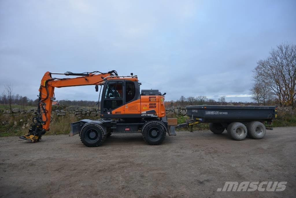 Doosan DX 165 W-5 Колёсные экскаваторы