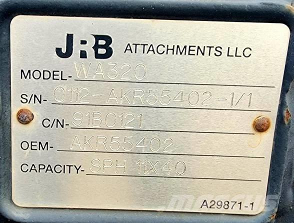 JRB WA 320 Компоненты строительной техники
