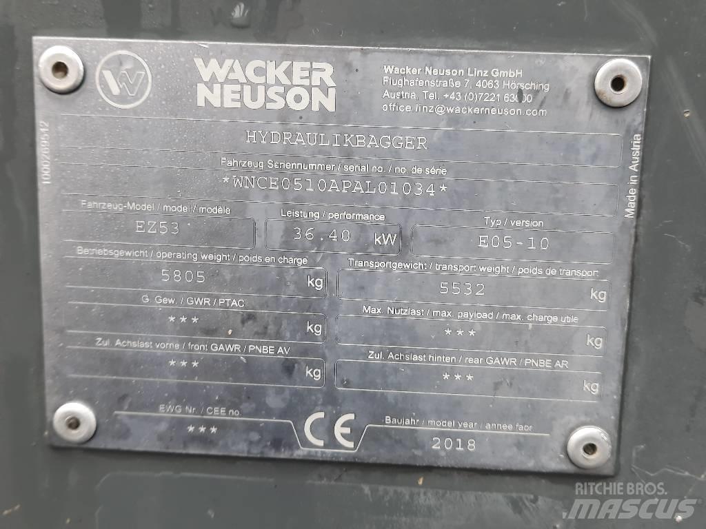Wacker Neuson EZ 53 Мини-экскаваторы