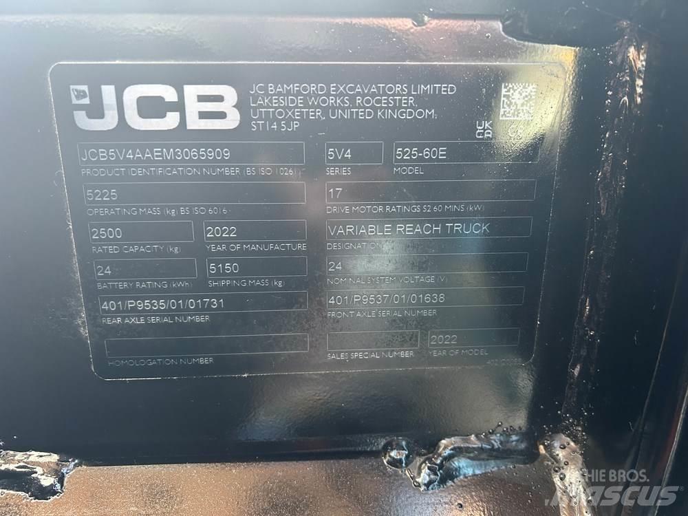 JCB 525-60 E-TECH Телескопические погрузчики