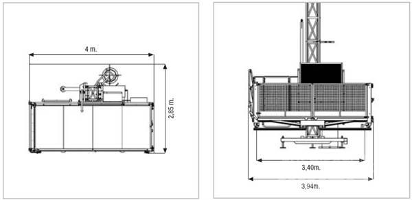 Camac ECP-1500 Вертикальные мачтовые подъемники