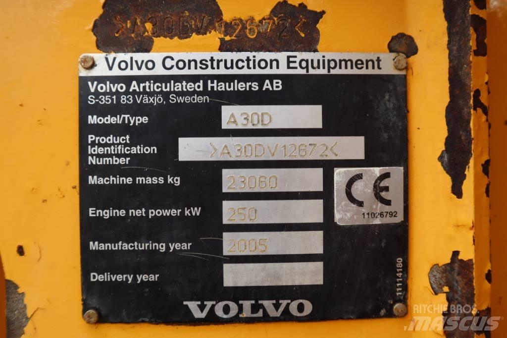 Volvo A30D Шарнирно-сочленённые самосвалы