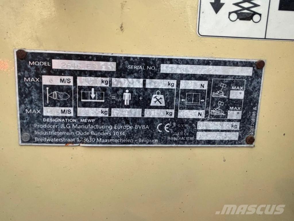 JLG 2646 ES Коленчатые подъемники
