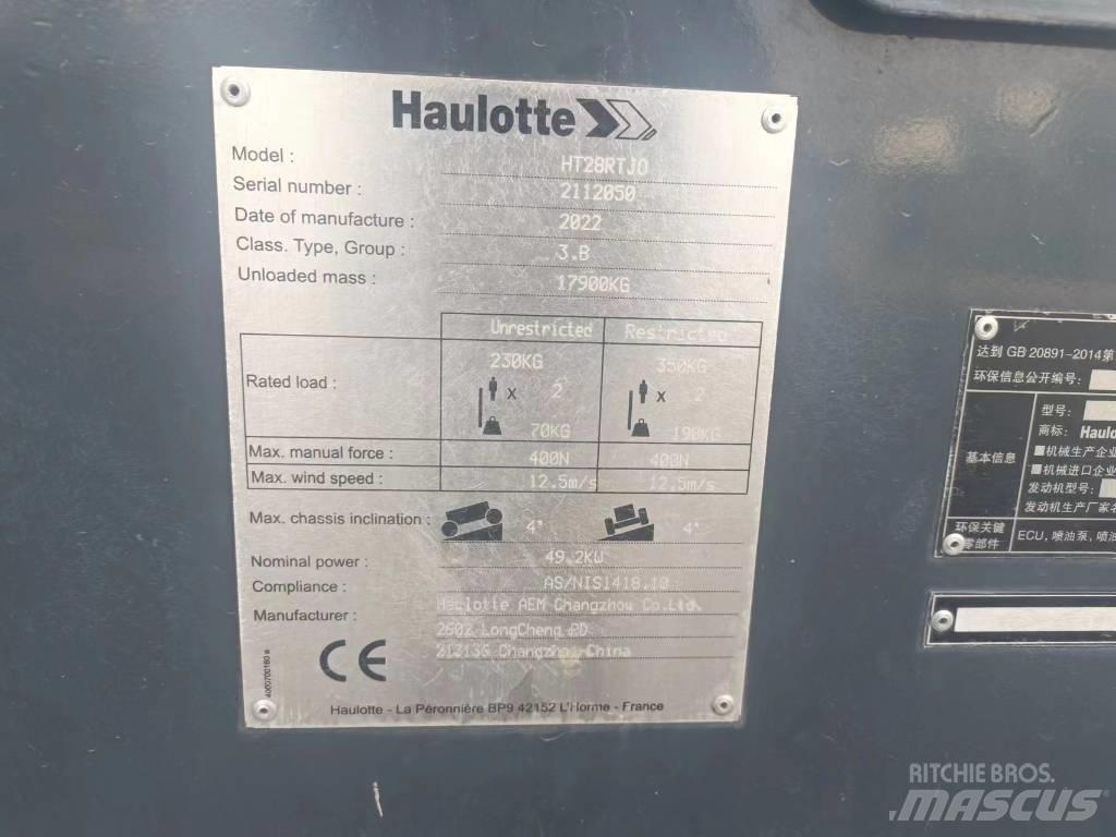 Haulotte HT28RTJO Телескопические подъемники
