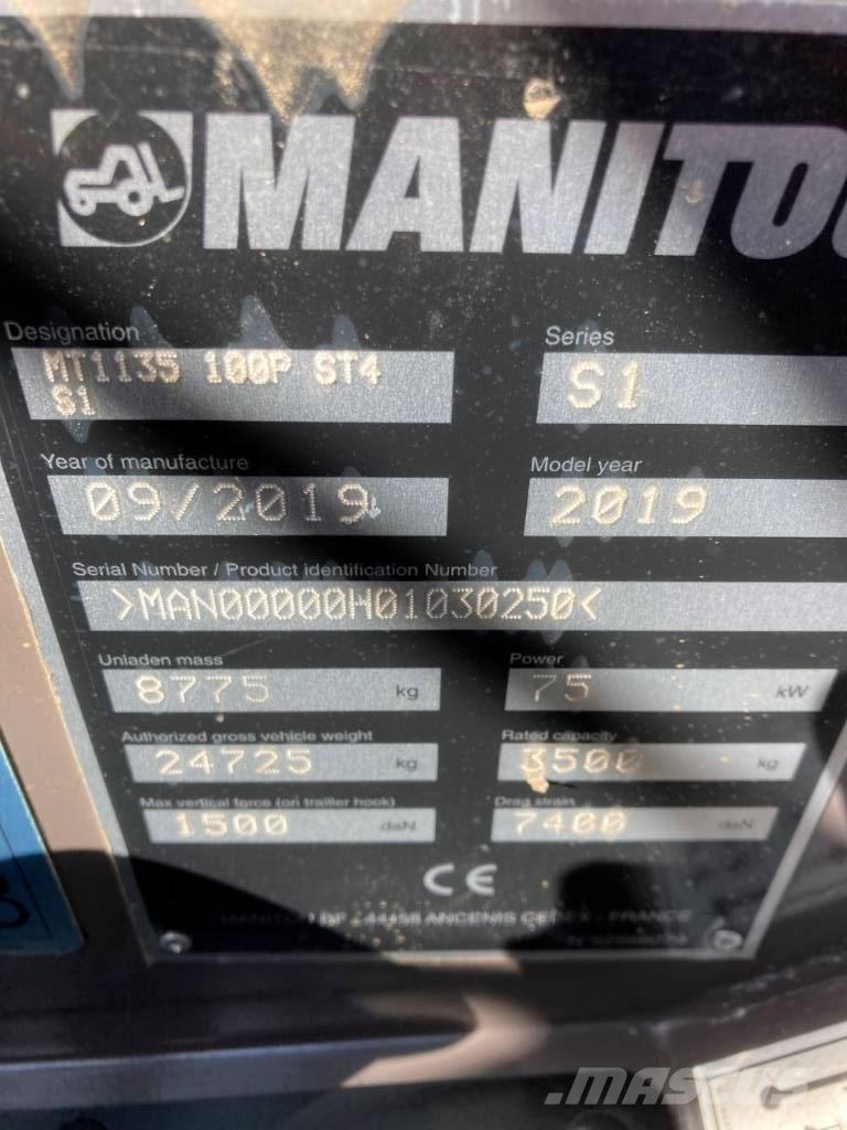 Manitou MT 1135 Телескопические погрузчики