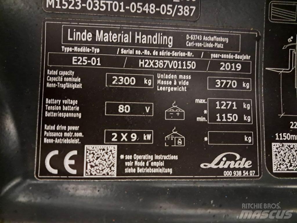 Linde E25-01 Электропогрузчики