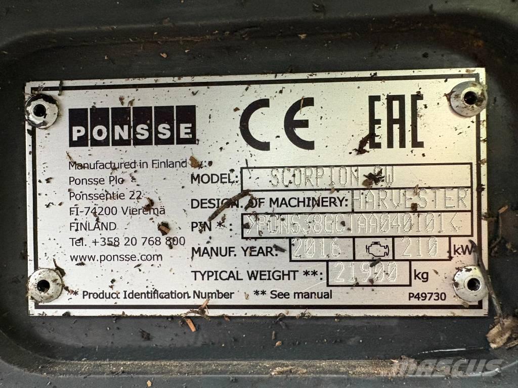 Ponsse Scorpion Харвестеры