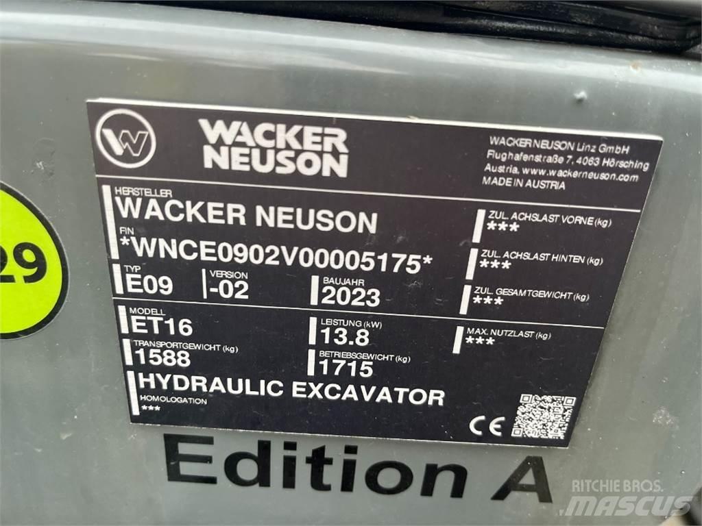 Wacker ET 16 Мини-экскаваторы