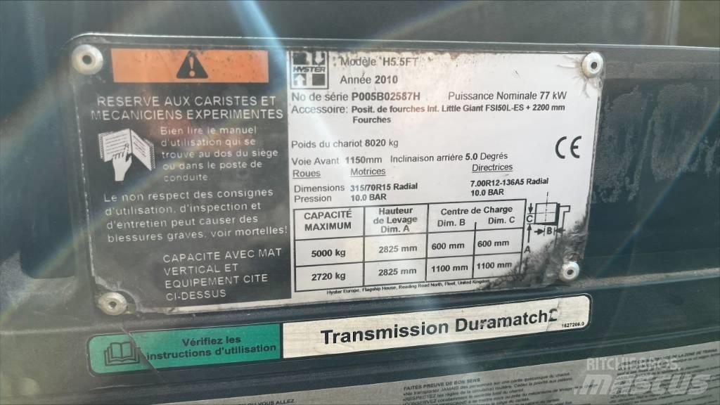 Hyster H 5.5 FT Газовые погрузчики