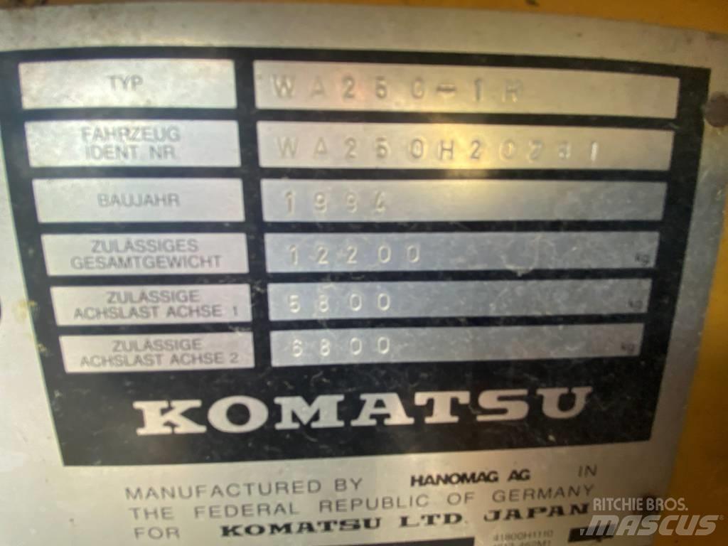 Komatsu WA 250 PT-1H Трактора с фронтальным погрузчиком