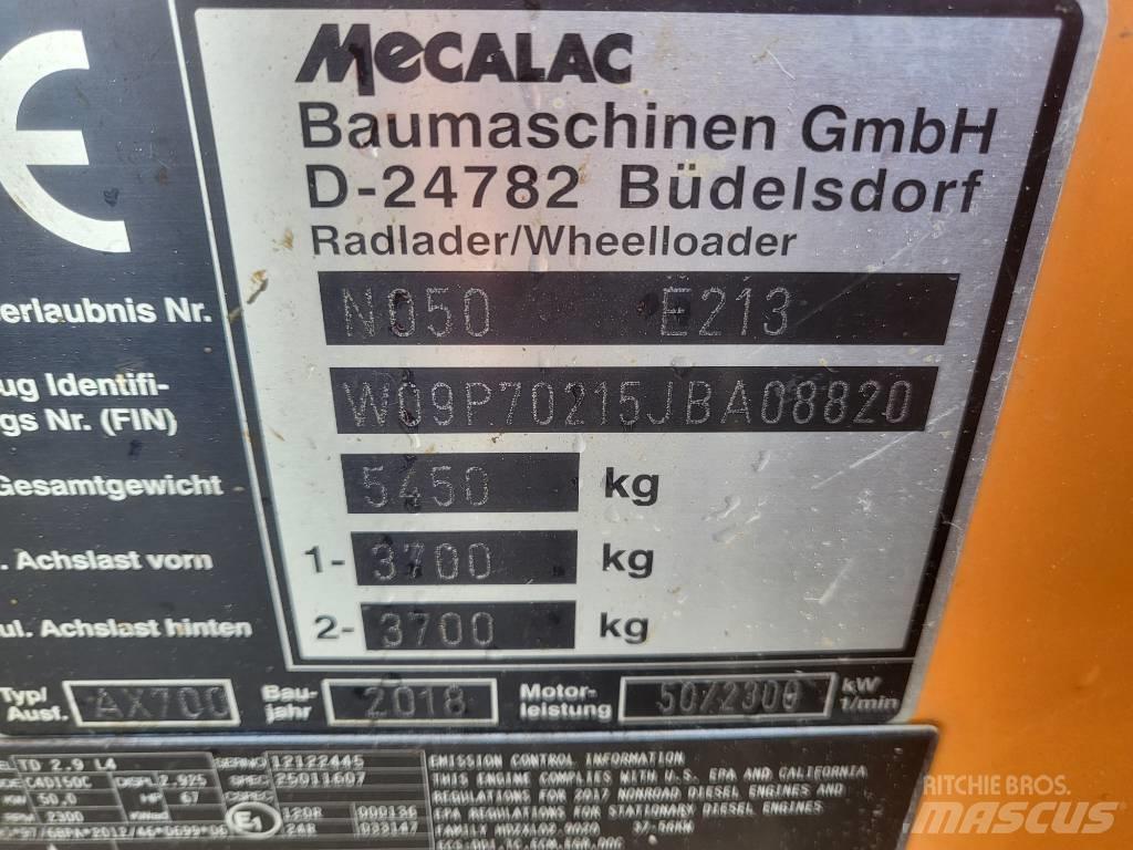 Mecalac AX 700 Фронтальные погрузчики