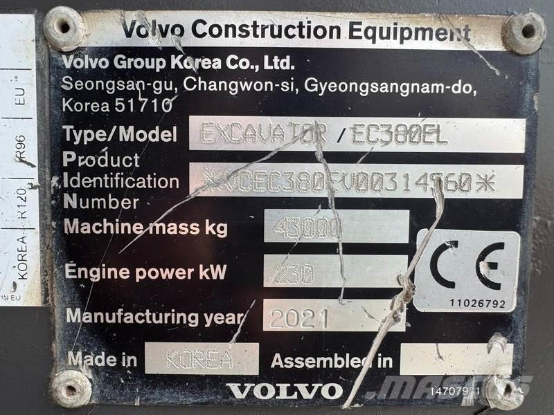 Volvo EC 380 EL Гусеничные экскаваторы