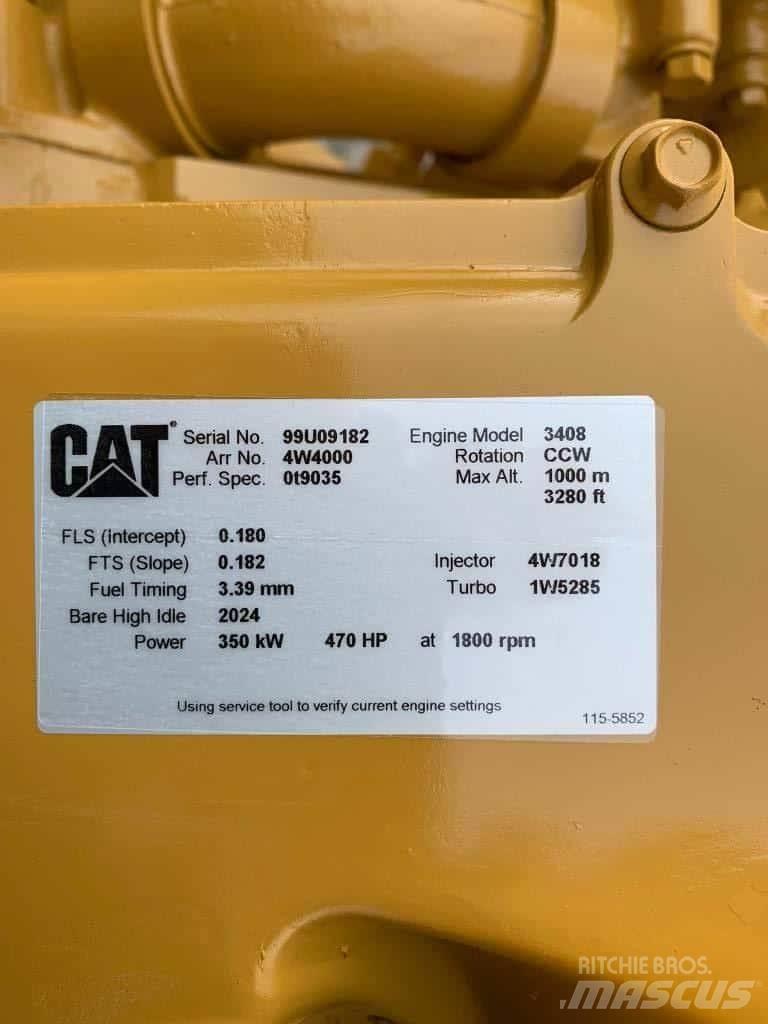 CAT 3408 DITA Судовые энергетические установки