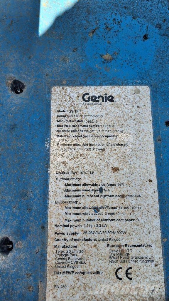 GENIE GS4047 Ножничные подъемники