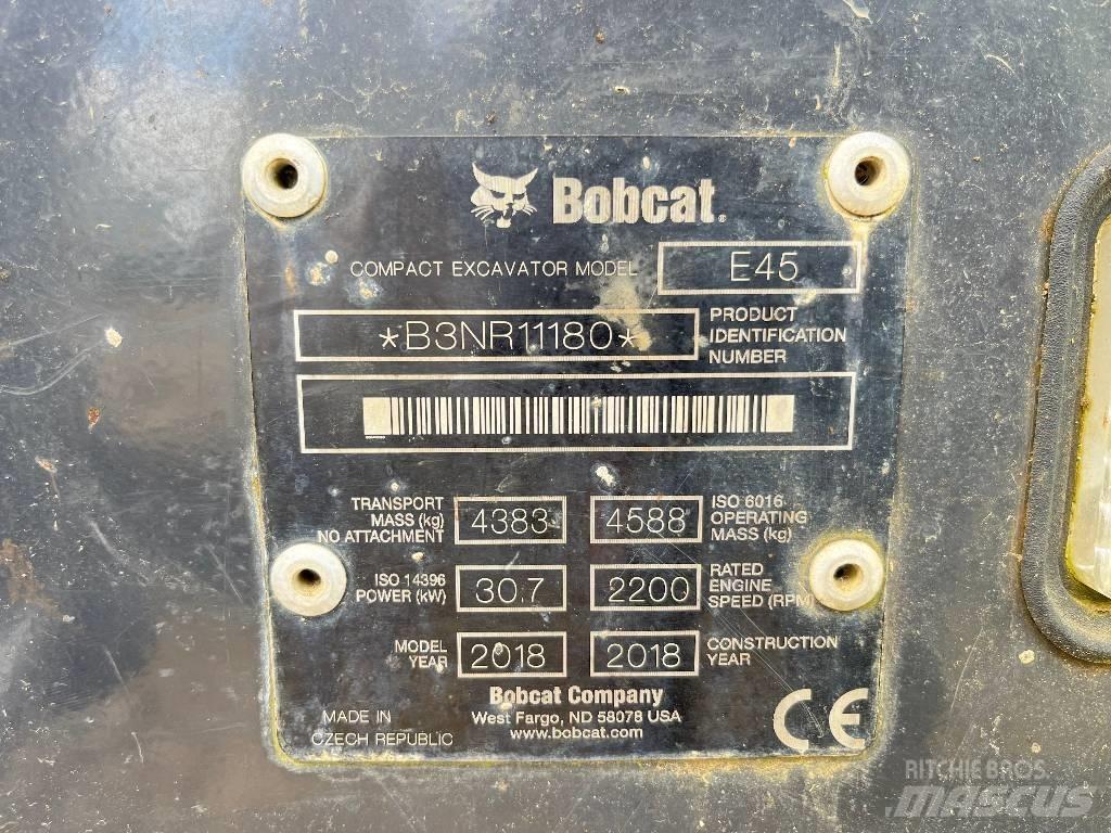 Bobcat E 45 Мини-экскаваторы