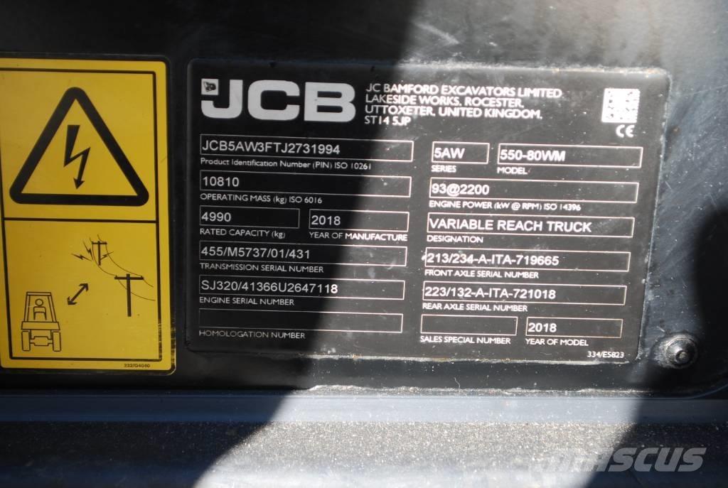 JCB 550-80 Телескопические погрузчики