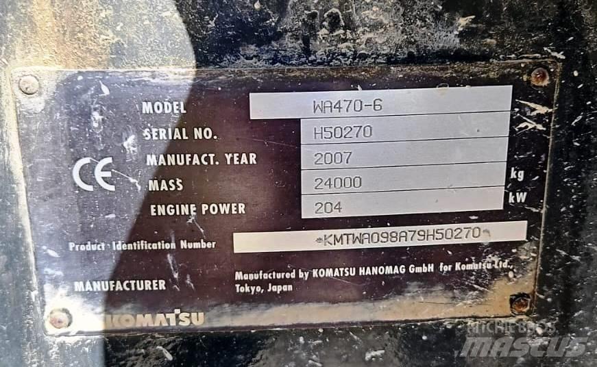 Komatsu WA 470-6 Фронтальные погрузчики