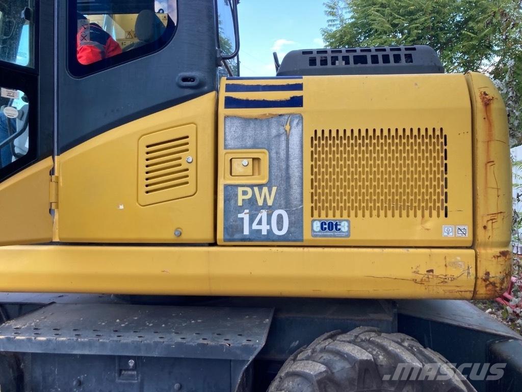 Komatsu PW 140-7 Колёсные экскаваторы