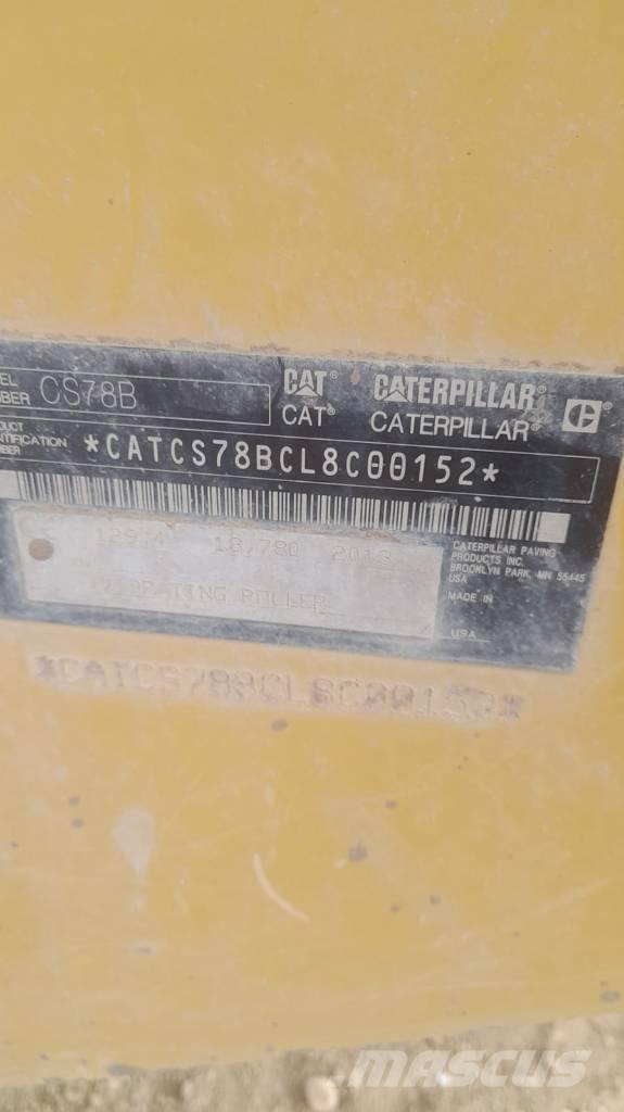 CAT CS 78 B Грунтовые катки