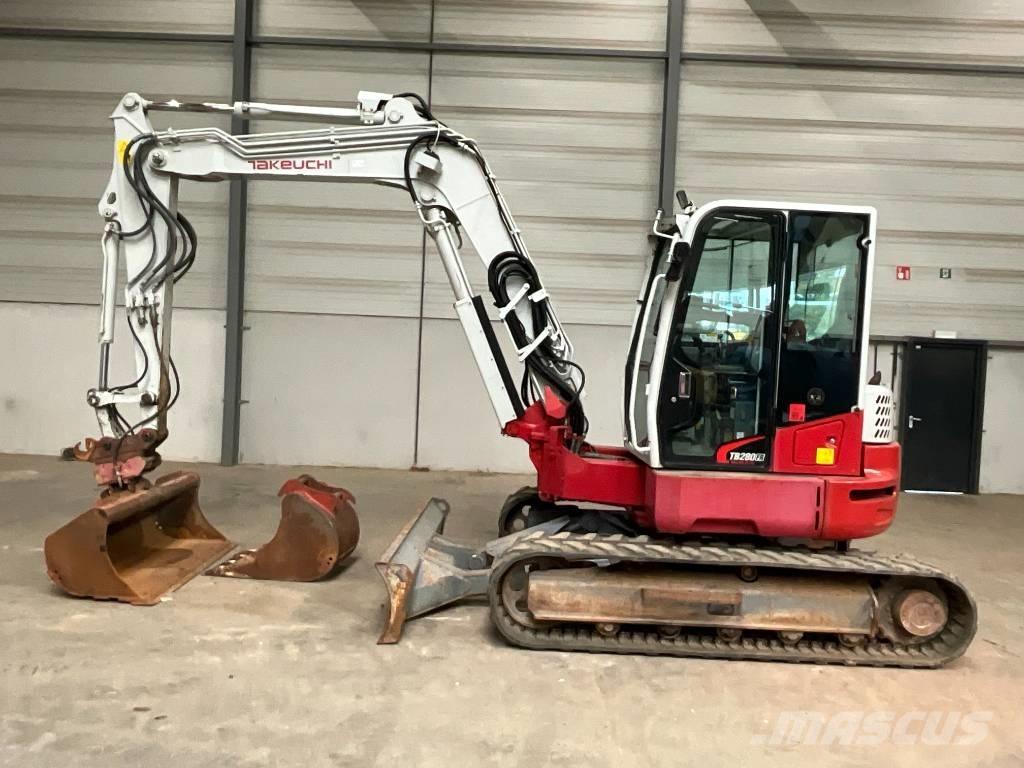 Takeuchi TB 280 FR Малые экскаваторы 7т-12т