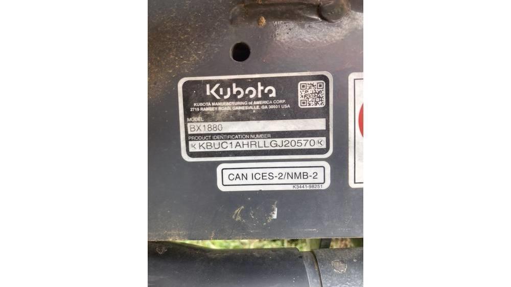 Kubota BX 1880 Трактора