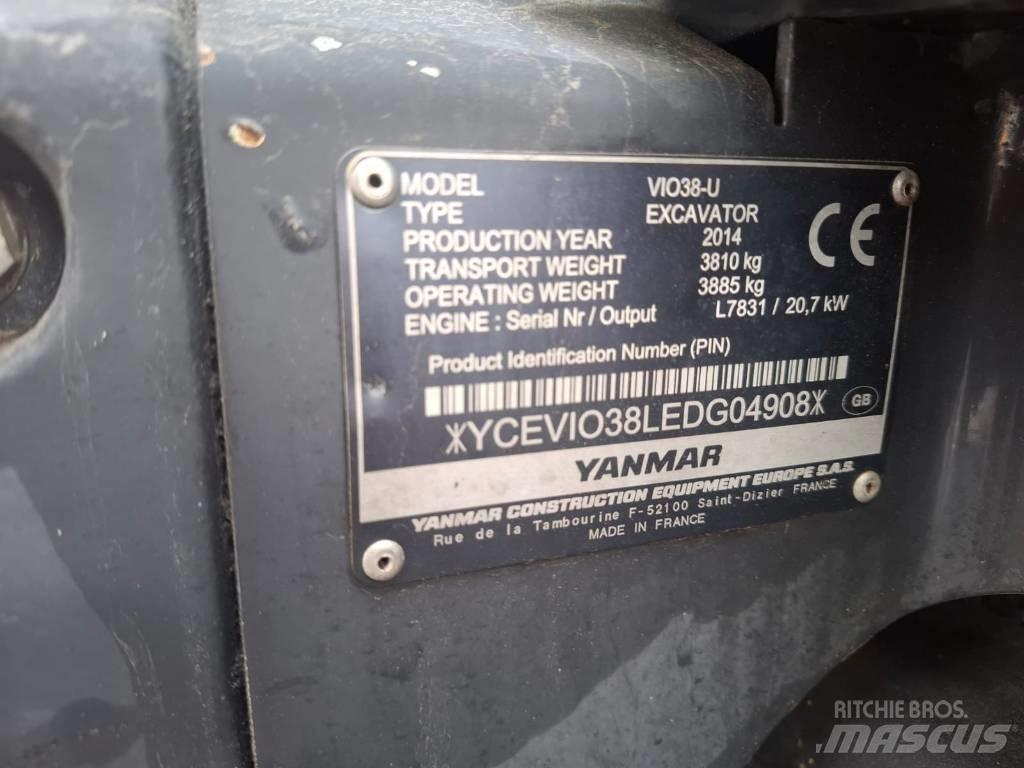 Yanmar Vio 38-U Мини-экскаваторы